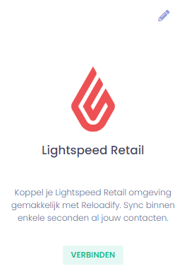 Lightspeed Retail koppeling Reloadify